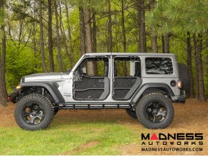 Jeep Wrangler JL Fortis Tube Door Covers - Rear - Black Jeep Wrangler JL Fortis Tube Door Covers - Rear - Black
